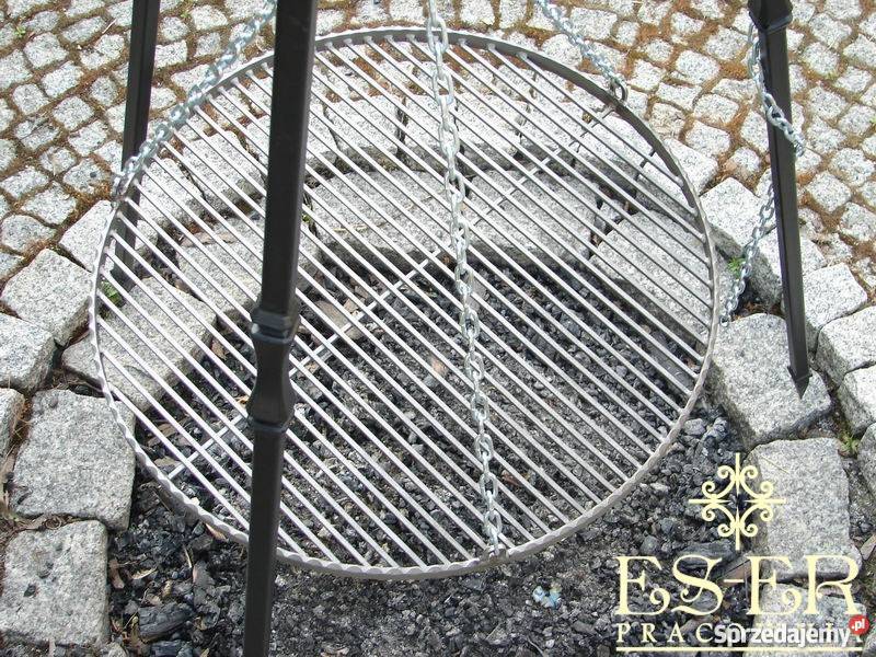 Stalowy kuty ruszt do grilla 60 okrągły ESER Częstochowa