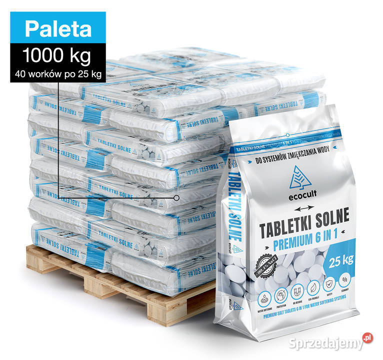 Tabletki solne Ecocult Premium 6w1 paleta 1000 mazowieckie Warszawa