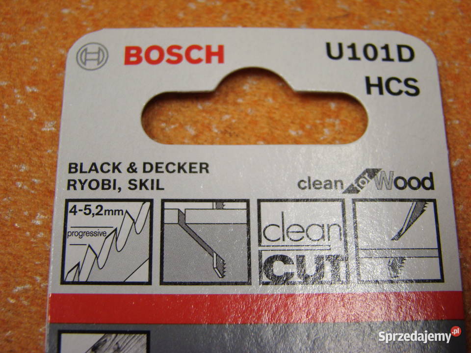 Brzeszczot BOSCH typ U 101 D 3 Ref 2 608 637 723 Ręczne
