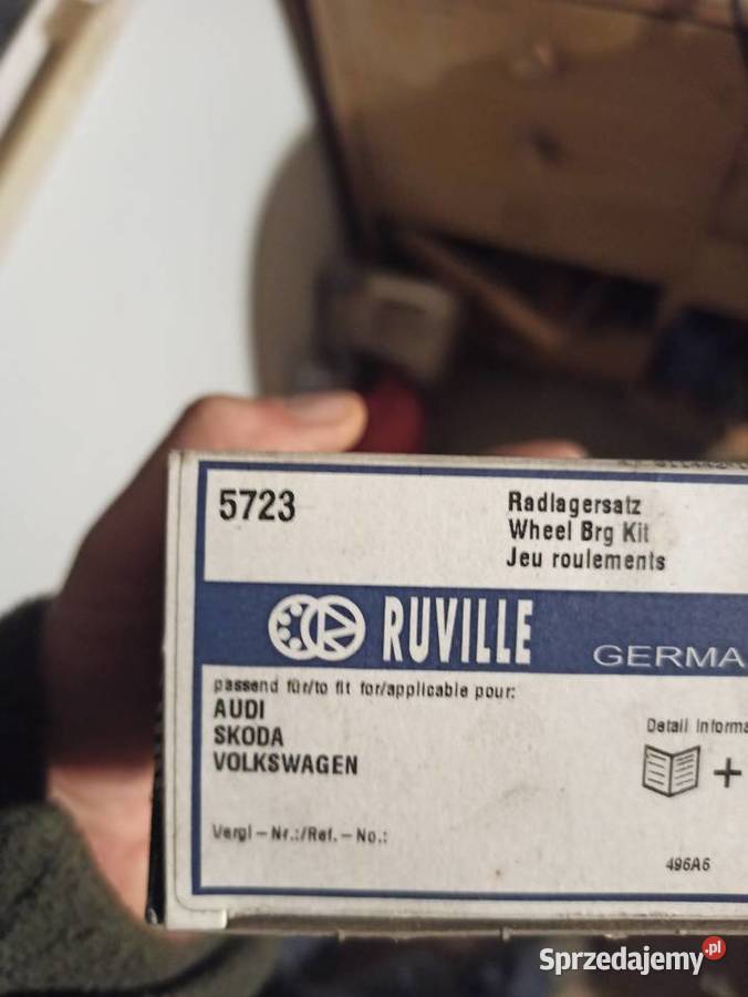 ŁOŻYSKO KOŁA 5723 RUVILLE 713610080 VAG Audi A4 osobowe Piasty i łożyska kół Łódź