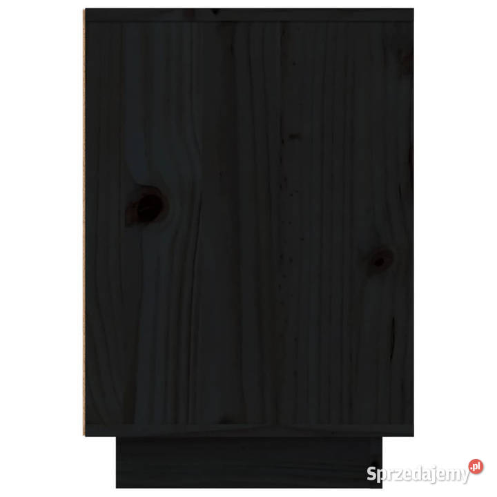 Szafki nocne 2 czarne 50x34x50 lite drewno Warszawa