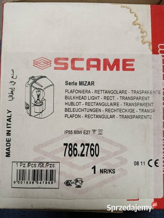 Lampa 60W E27 małopolskie Maniowy