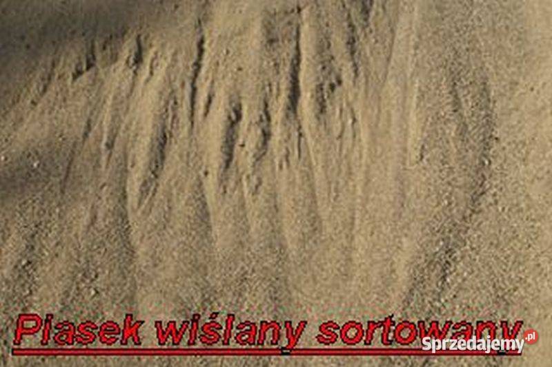 Piach wiślany piasek wiślak sortowany Pozostałe Warszawa