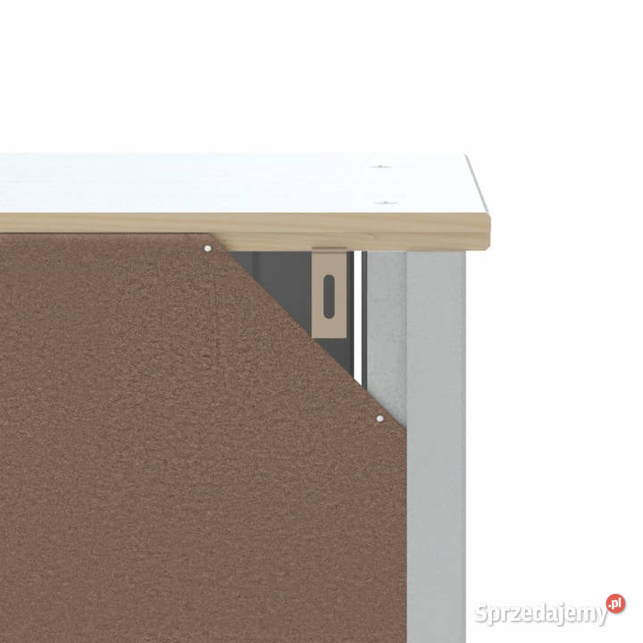 Szafka pralkę BERG biała 76x27x1645 lite drewno Warszawa
