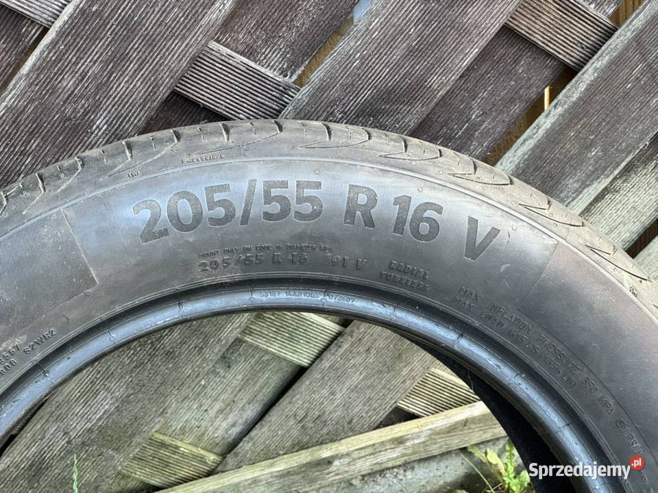 2x Opona Continental 20555r16 ok 5mm bieżnik Suwałki