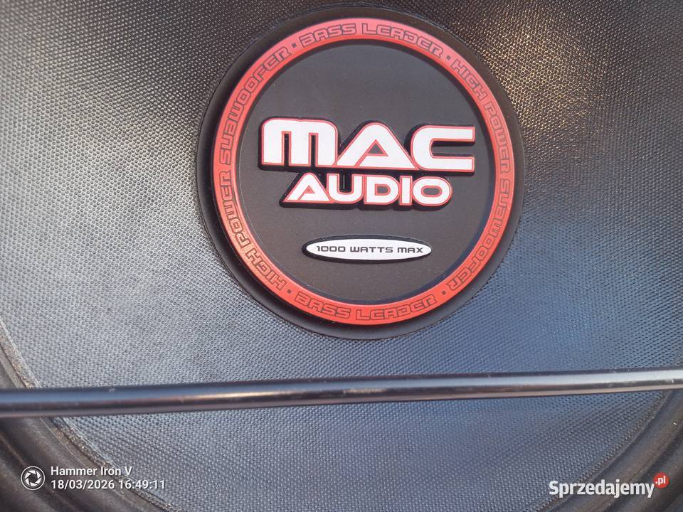 Sprzedam zmzcniacz samochody z tubą Ełk sprzedam