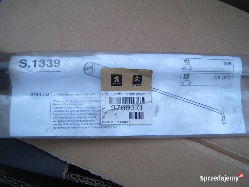 9769LQ peugeot PSA citroen S1339 pecial service Szczecin