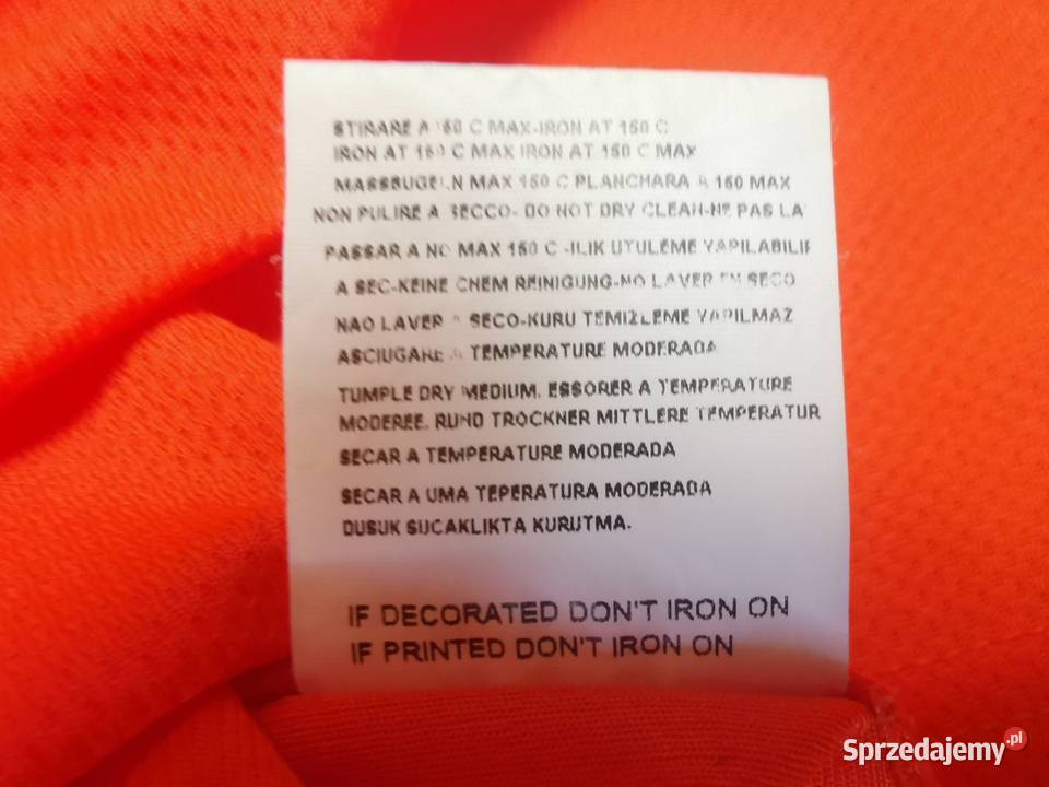 Koszulka męska nike Holandia pomarańczowa Inczew
