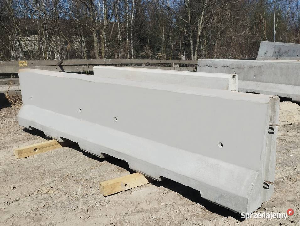 Bariery betonowe drogowe jednostronne 4m Jersey Dąbrowa Górnicza