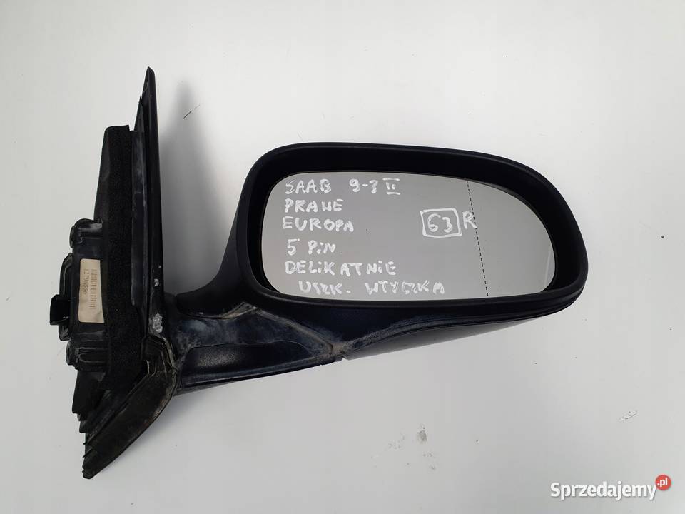 LUSTERKO Saab 93 II 0211 PRAWE PASAŻERA 5 Pin Lusterka zewnętrzne