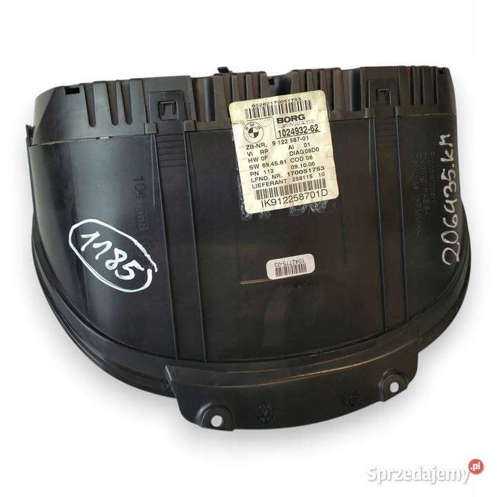 LICZNIK ZEGARY 9122587 BMW E81 E87 16 i Benzyna Chełm