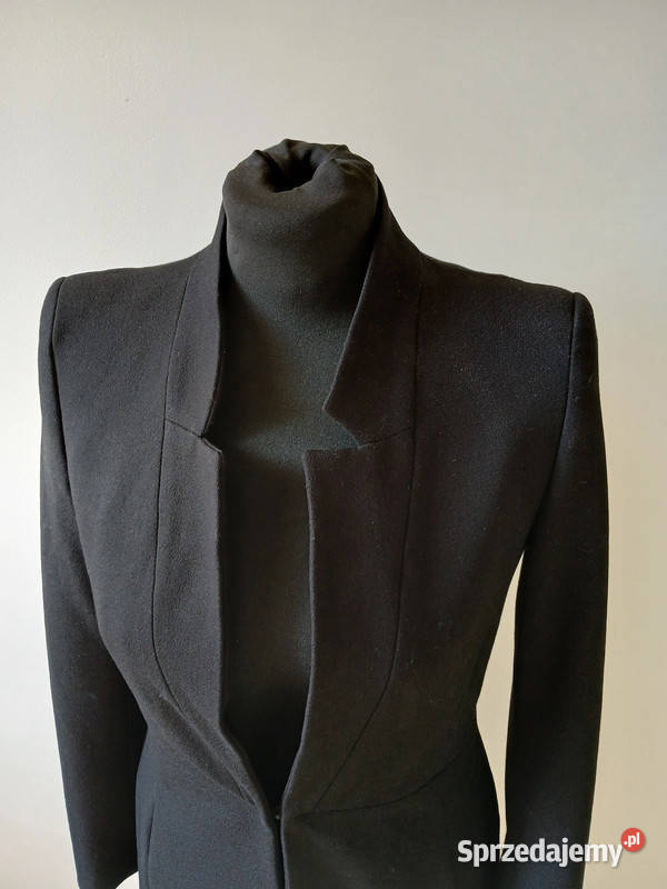 Elegancka marynarkażakiet płaszczyk damskiczarna Zara Kielce