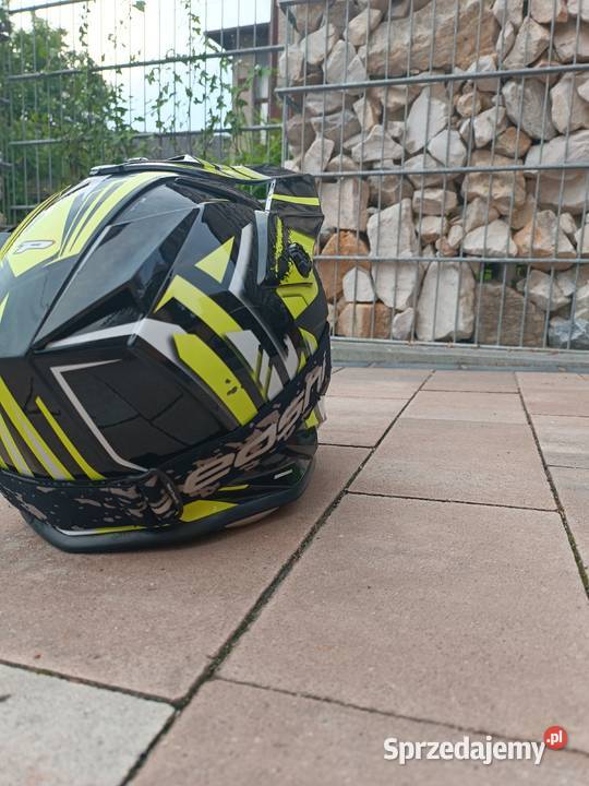 Kask motocyklowy progrip plus gogle leoshi Moda i Styl