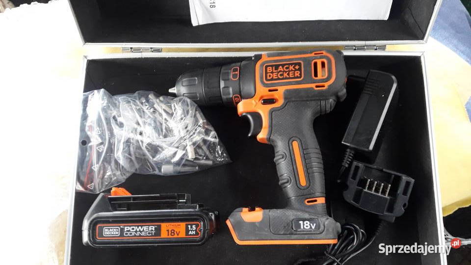 wiertarkowkrętarka 18V LiIon BlackDecker BDCDC18 wielkopolskie Miłosław