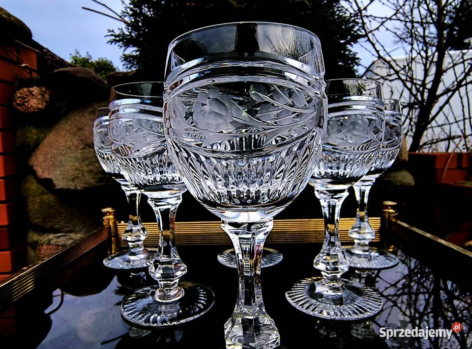 Kieliszki kryształowe 6 Klenica