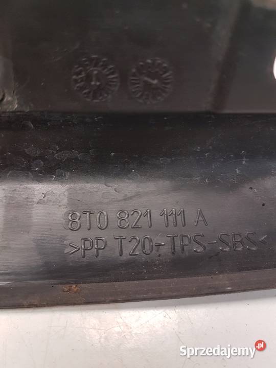 WYGŁUSZENIE BŁOTNIKA LEWE AUDI A5 8T0821111A Przystajń