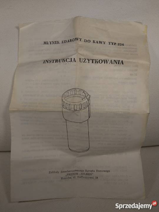 PRL 1988 r Młynek do kawy PREDOM ZELMER nowy w Warszawa