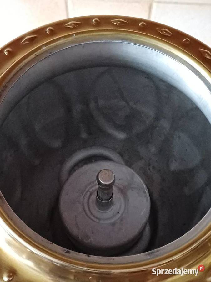 vintage samowar elektryczny Porcelana i szkło