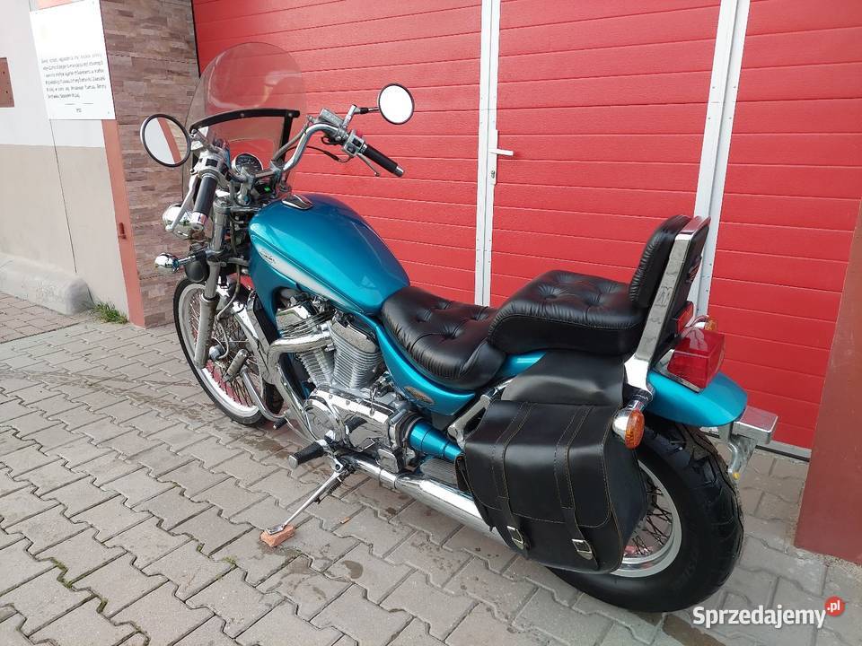 Suzuki vs 800 intruder niebieski Motocykle, skutery, quady Borzykowa sprzedam