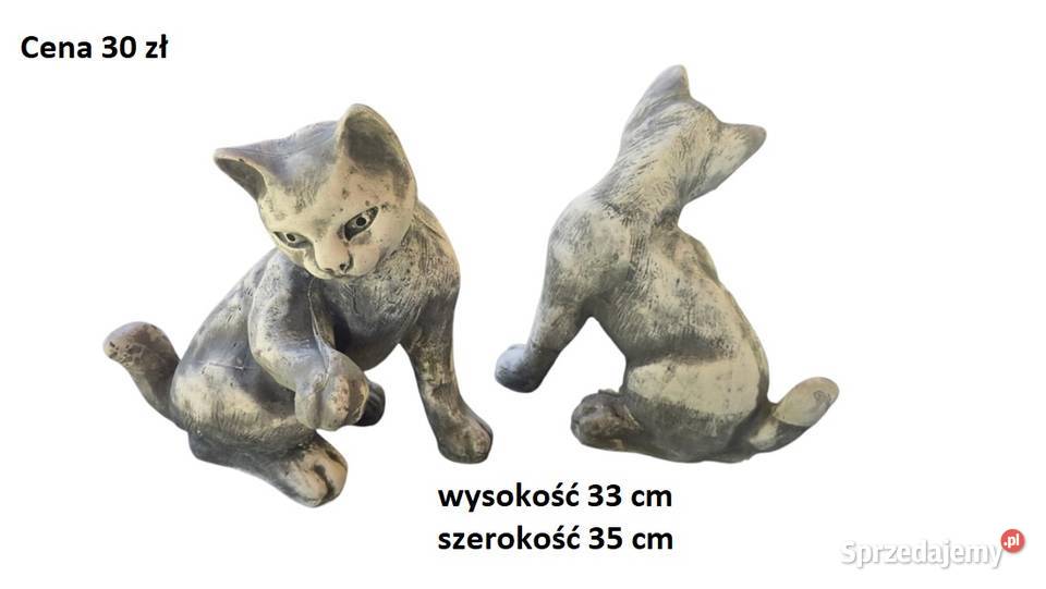 figurki ogrodowe kotek żaba jeżyk piesek figurka dolnośląskie Wrocław
