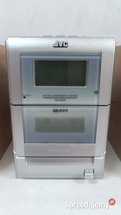 JVC CAUXH33 Wieżyczka stereo bez pilota kolumny Poznań