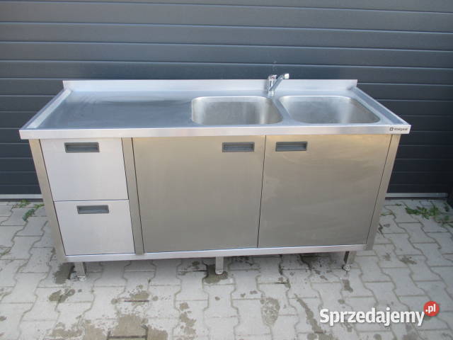 Zlew Gastronomiczny 2 Komorowy Z Drzwiami Ostrów Wielkopolski