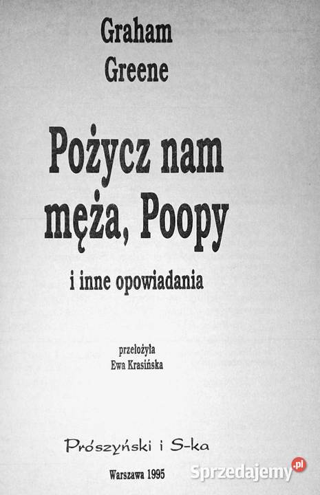 Pożycz nam męża Poopy Graham Greene lubelskie