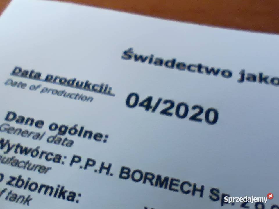 Butla LPG zbiornik 50l 589 360 cylindryczny 2020 Układ paliwowy Częstochowa