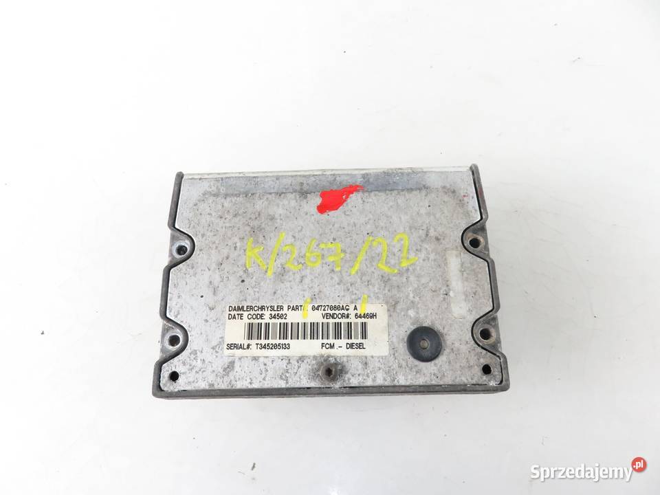 STEROWNIK SILNIKA CHRYSLER VOYAGER IV osobowe