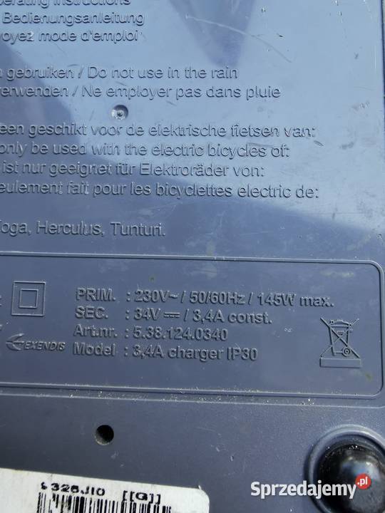 Ladowarka rower elektryczny Sparta Koga Batavus Hajnówka