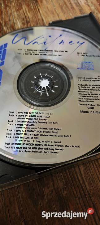 Whitney Houston Whitney 1987 Gliwice