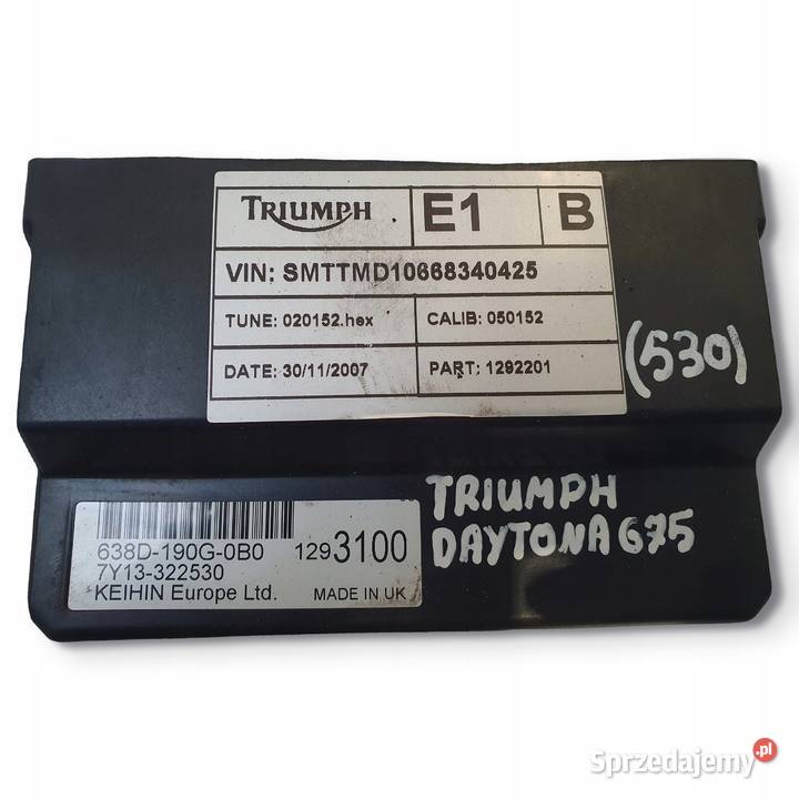 STEROWNIK SILNIKA Triumph Daytona Street Triple Chełm