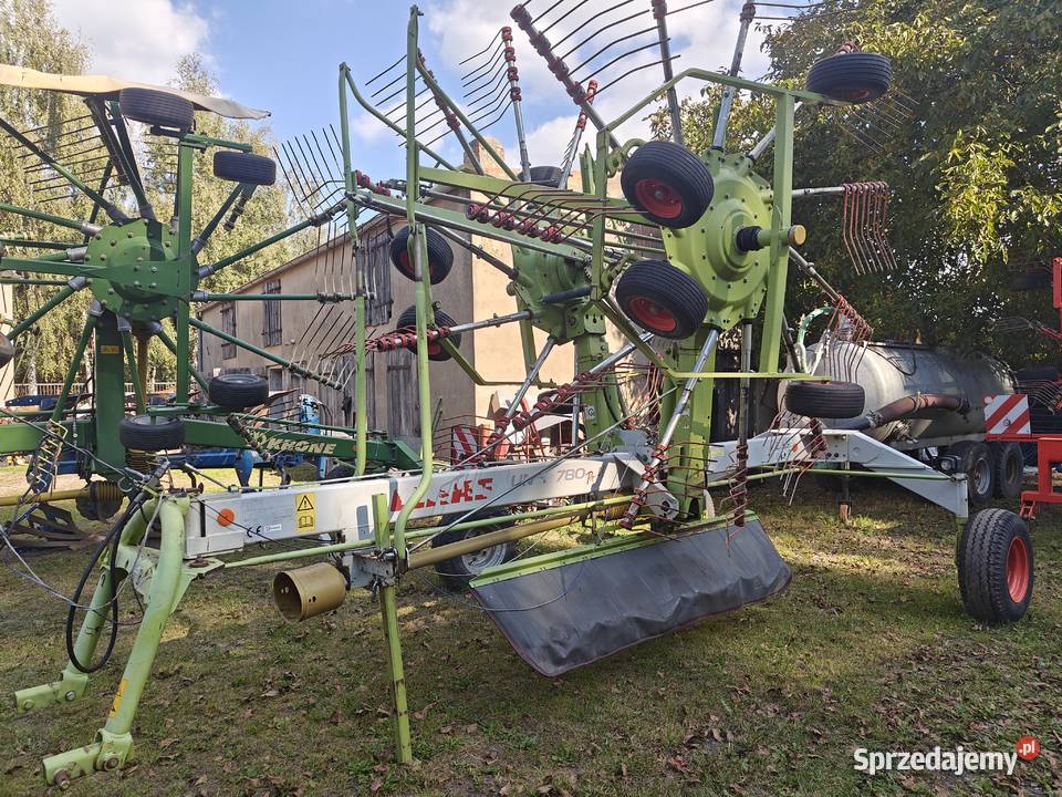 Zgrabiarka 2 karuzelowa CLAAS LINER 780 Profil Zgrabiarki i przetrząsacze wielkopolskie Przemęt sprzedam