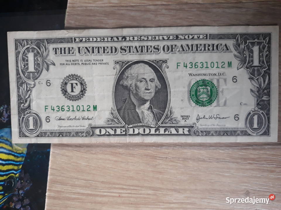 1 Dolar G Washington 2003 rseria A