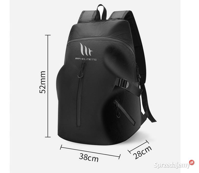 PLECAK MOTOCYKLOWY WODOODPORNY NA KASK śląskie Sosnowiec