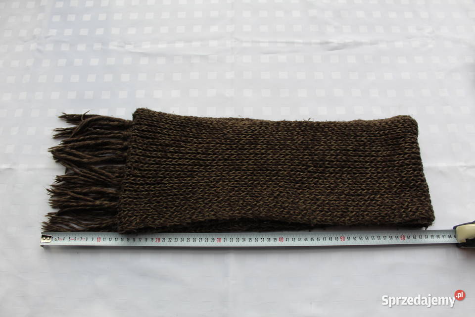 2m Szalik Wełniany HM Divided Orzech Włoski Bielsko-Biała