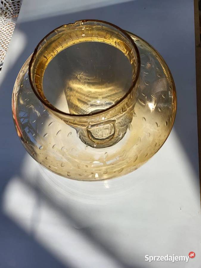 Klosze z czasów PRL lekko żółty miodowy kolor Kraków