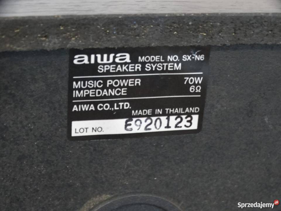 Monitory kolumny Aiwa SXN6 świetne stereo Jasło
