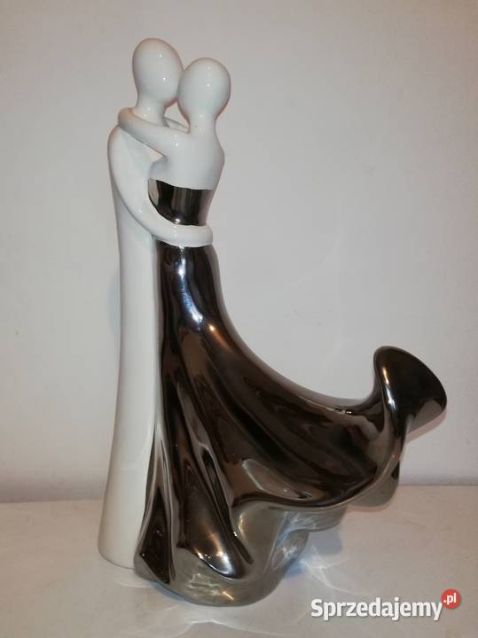 Para Zakochanych duża figurka ceramiczna Warszawa