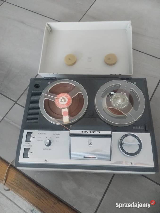 Magnetofon szpulowy Grundig tk 125 vintage Ostrołęka sprzedam