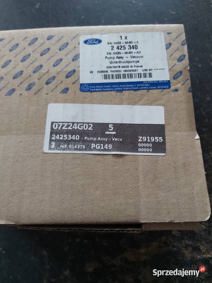 Pompa Podciśnienia GK2Q2A451AD 2425340 BRATFORD dostawcze mazowieckie Radom sprzedam