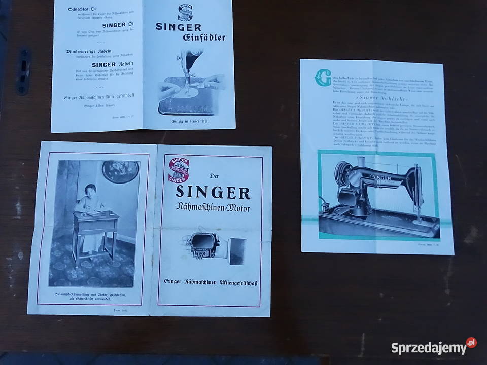 Zabytkowy SINGER 1927 z Niemiec Komplet Biłgoraj sprzedam