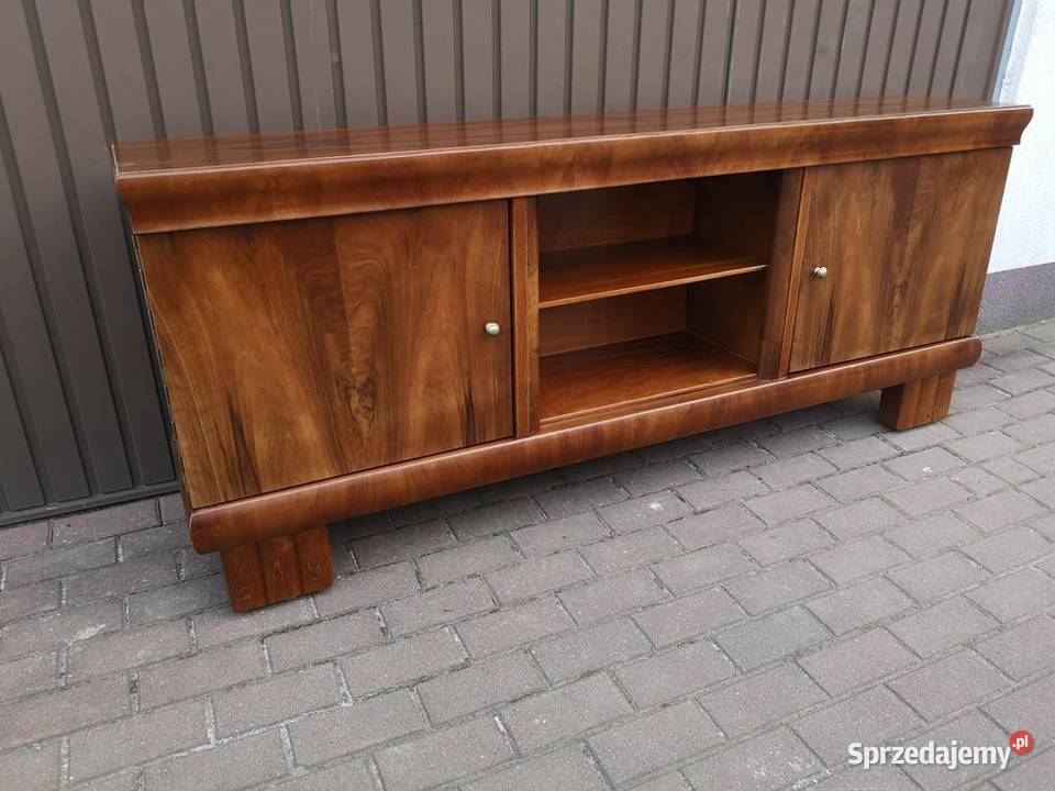 Komoda ARTDECO RTV Orzech Niska Solidna 184 Swarzędz