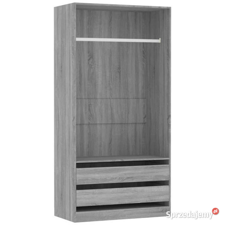 Szafka szary dąb sonoma 100x50x200 materiał Warszawa