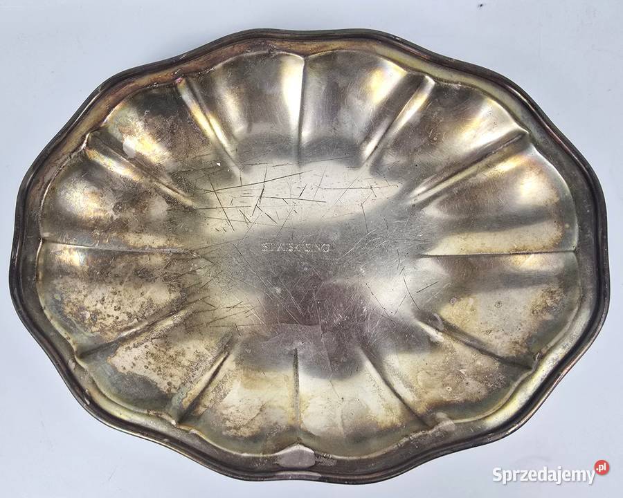 Półmisek w stylu Art Deco STAATSKASINO plater Bronisze