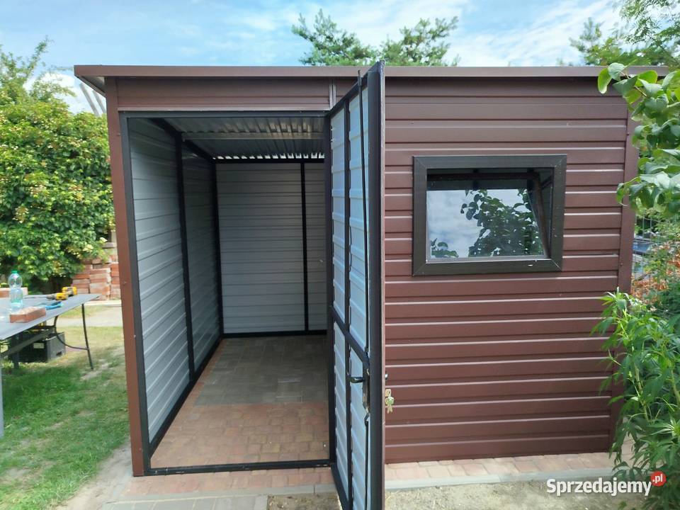 Wiatka ogrodowa GARAŻ BLASZANY Domek Ogrodowy Olkusz