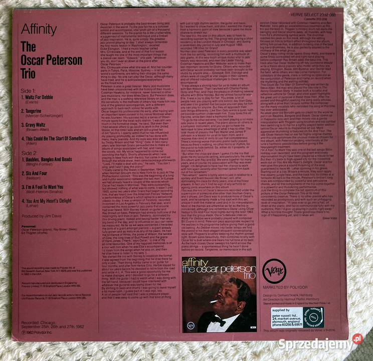 The Oscar Peterson Trio Affinity Szczecin