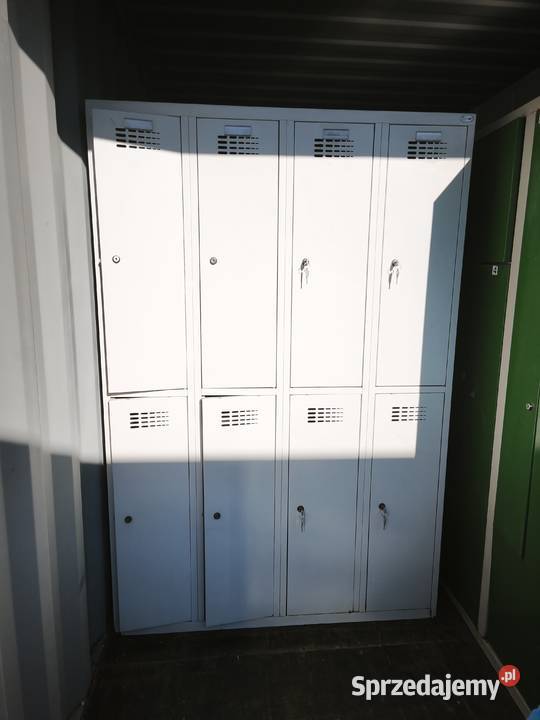 Szafka BHP ubraniowa OŚMIOKOMOROWE 180x120x50 9 Lębork