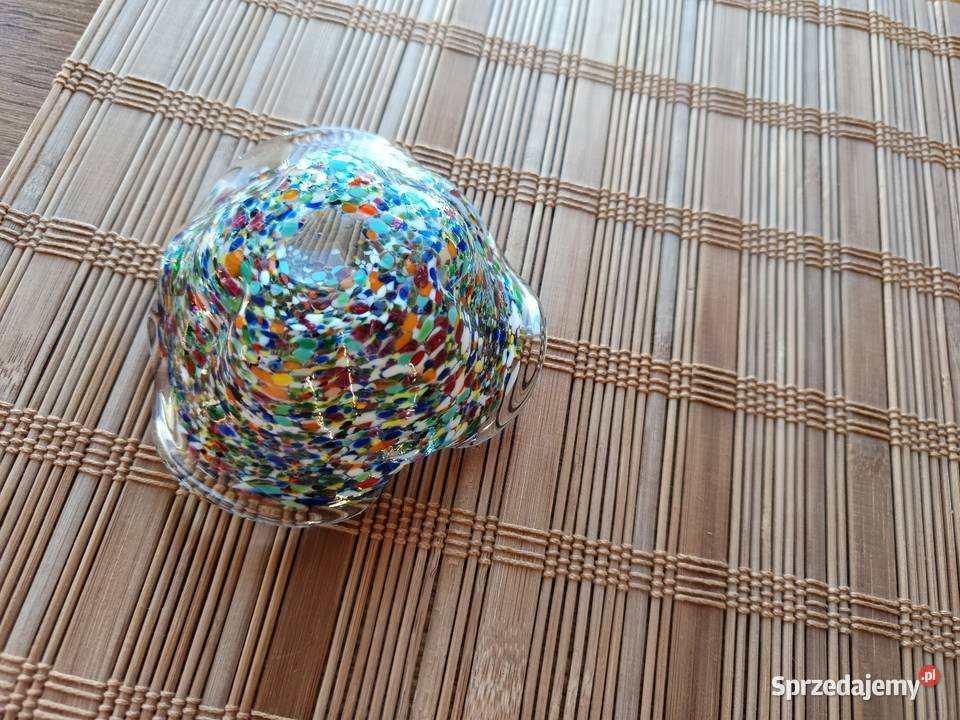 Popielniczka szkło murano śląskie