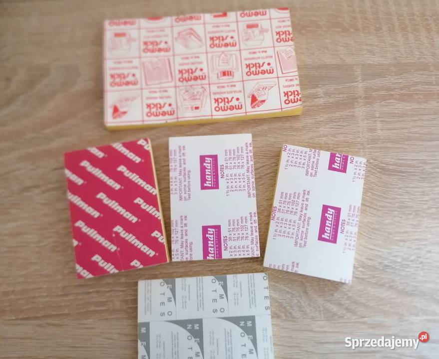 Karteczki samoprzylepne żółte Łódź sprzedam